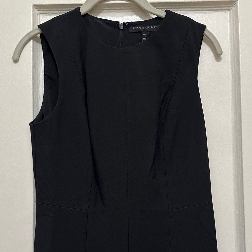 Banana Republic Classic Black Midi Dress